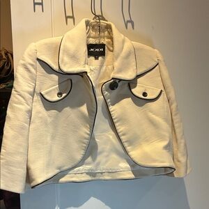 JODI Cream Jacket with Black Accents☀️SJ